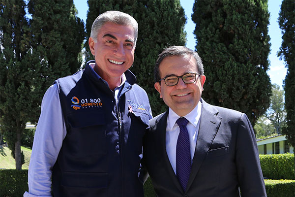 Ildefonso Guajardo y Tony Gali trabajan por el dinamismo económico de Puebla