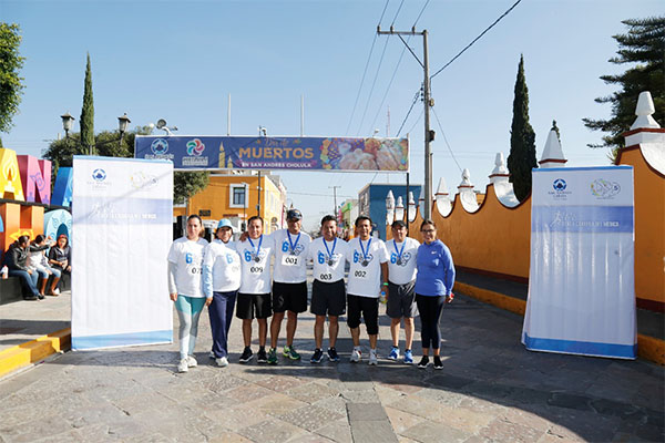 San Andrés Cholula celebra al médico con carrera
