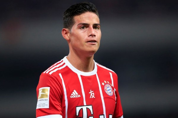 James Rodríguez sin actividad por unos días tras conmoción cerebral