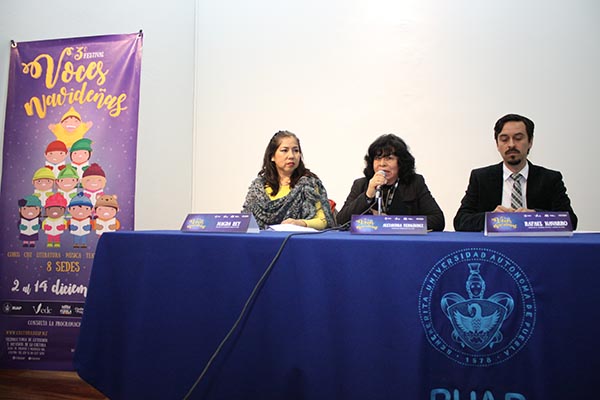 Presentan el Tercer Festival Voces Navideñas