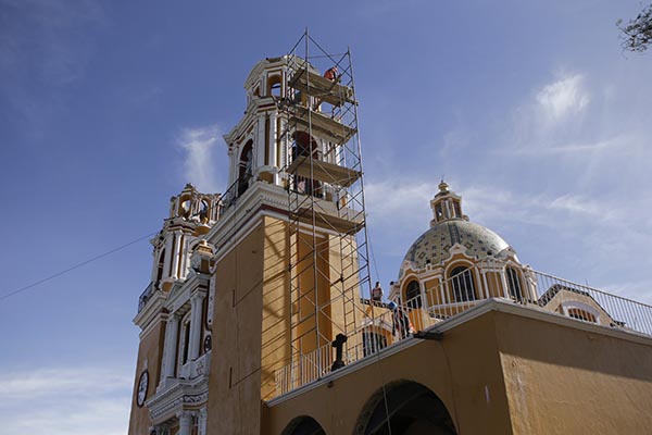 Al 90 %, restauración del Santuario de la Virgen de los Remedios: Paisano