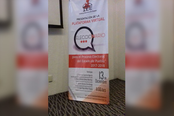 Lanza IEE plataforma virtual para acercamiento con el electorado