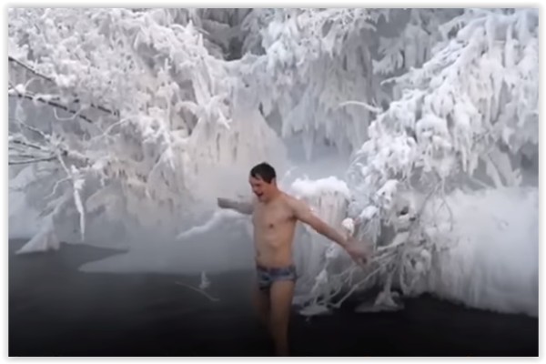 ¿Un chapuzón a 50°C bajo cero?