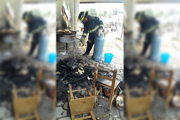 Atiende Bomberos fuga de gas en la capital