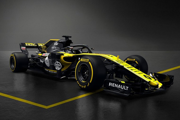 Escudería Renault presenta auto para temporada 2018 de F1