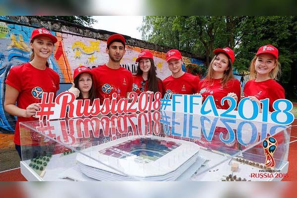 Más de 17,000 voluntarios de varios países trabajarán en el Mundial 2018