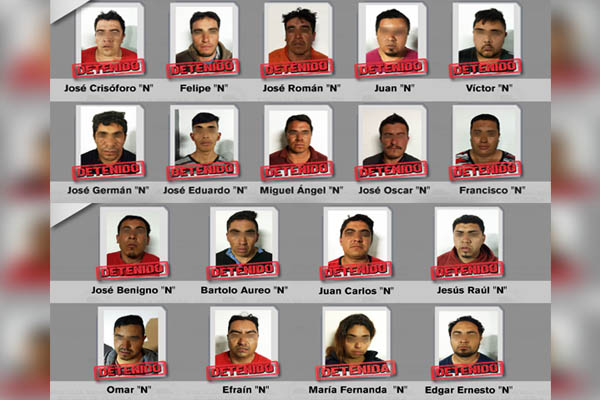 Prisión preventiva contra 18 personas detenidas durante operativo en Chignahuapan