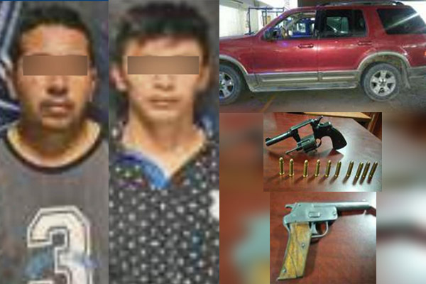 Viajaban en un vehículo robado y con armas de fuego