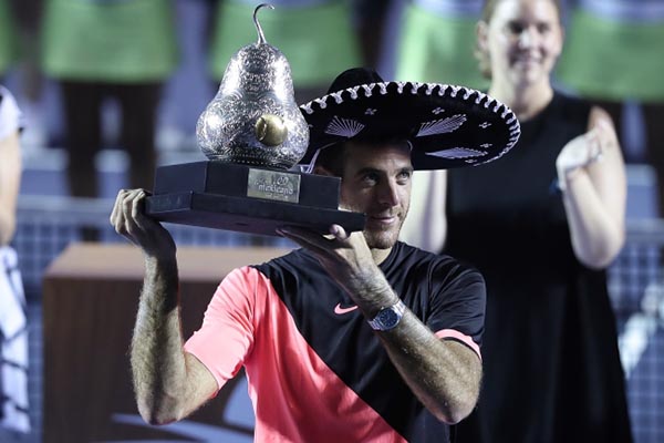 Trofeo del Abierto Mexicano es especial y guardaré con cariño: Del Potro