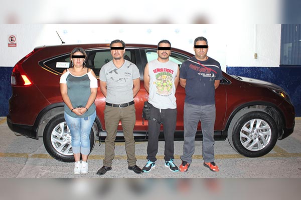 Detienen en La Paz a banda dedicada al robo de vehículos