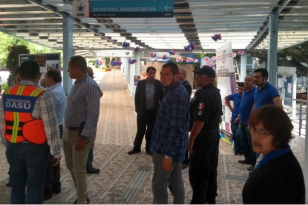 Grupo Potasio inspeccionó instalación educativa por amenaza de bomba