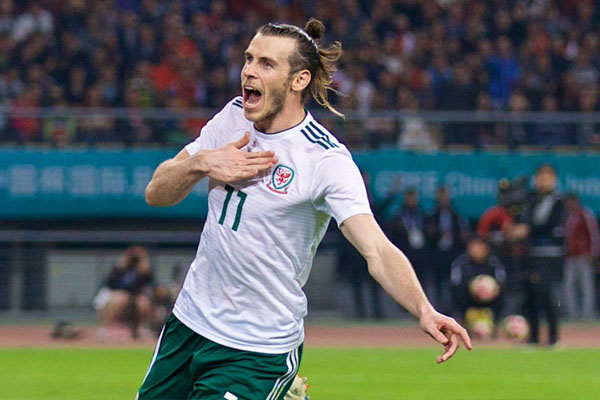 Gareth Bale marca triplete en amistoso de Gales contra China