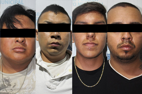 Tras las rejas póker de maleantes con amplio historial delictivo