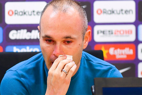 Andrés Iniesta anuncia su salida del FC Barcelona