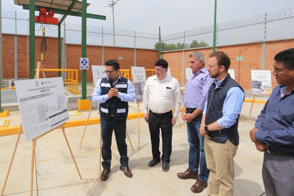 Supervisan rehabilitación de la estación de bombeo de agua residual Ramal 5D
