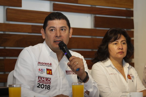 PRI pactó con PAN en Puebla, afirma Armenta
