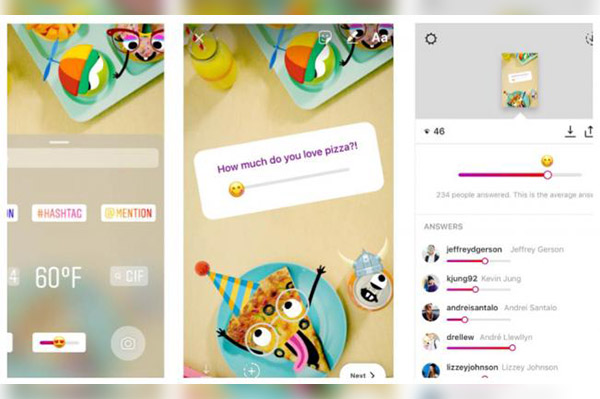Instagram presenta emojis deslizables para hacer preguntas