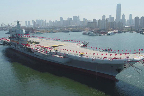 Zarpa primer portaaviones fabricado por China