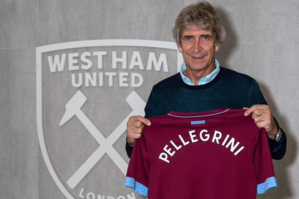 Manuel Pellegrini será el técnico del West Ham United