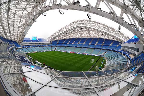 Sedes de Rusia 2018, estadios de primer mundo