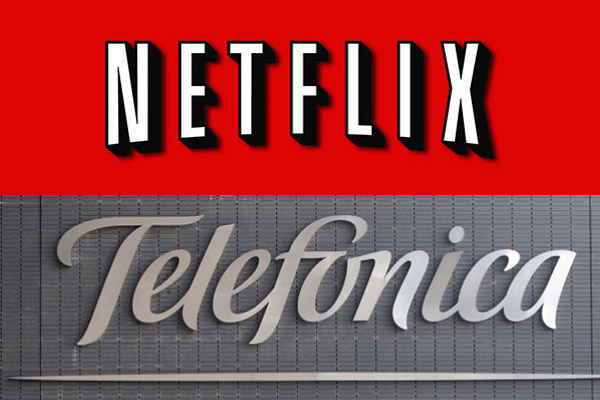 Netflix se alía con Telefónica