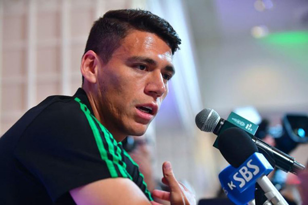 Moreno reconoce que le habría agradado llegar con más actividad a Rusia
