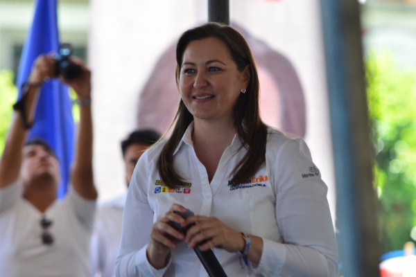Martha Erika pide trabajo conjunto ante delincuencia