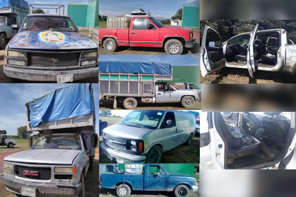 Ejército y Policía Estatal recuperan armas, automóviles e hidrocarburo robados