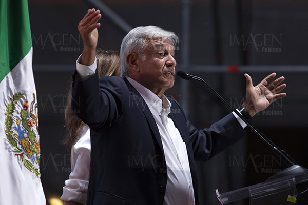 Se incrementa ventaja de López Obrador con 53.50 de la votación