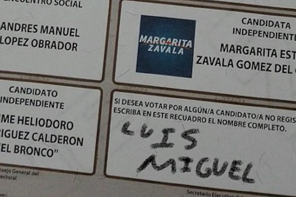 Luis Miguel y “Chucky” Lozano, con más votos que algunos candidatos