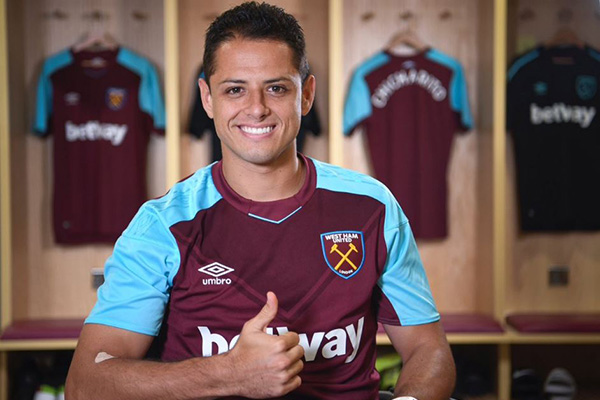 Premier League elogia a "Chicharito" en su aniversario como hammer