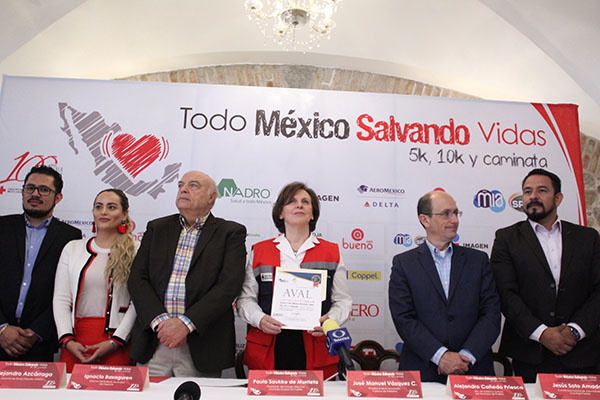 Presenta Cruz Roja carrera “Todo México Salvando Vidas”