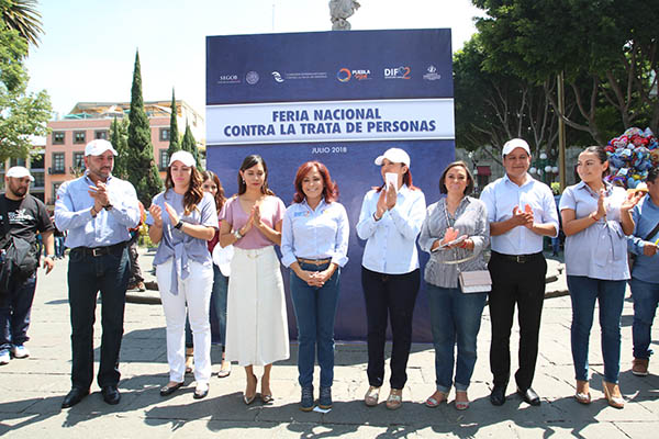 Dinorah López encabeza Feria Nacional contra la Trata de Personas