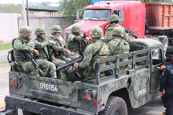 Gobierno Estatal y Ejército fortalecen seguridad en Texmelucan