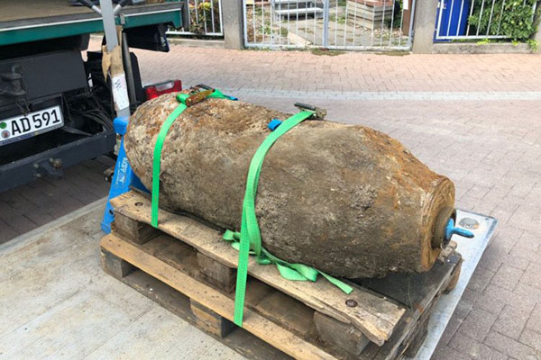 Hallan bomba de Segunda Guerra Mundial en oeste de Alemania