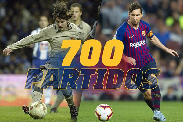 Messi cumple su partido 700 con el FC Barcelona