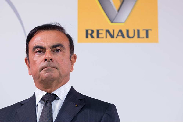 Acciones de Renault se desploman por detención de su presidente