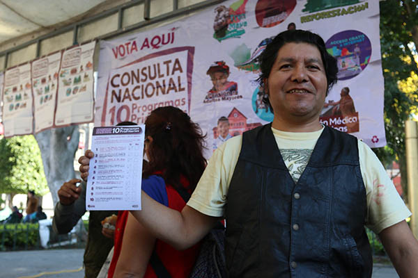 Buena respuesta de poblanos a segunda Consulta Nacional