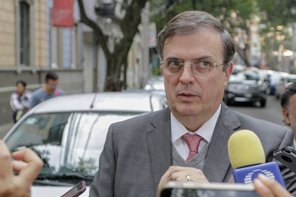 Ebrard visita Washington para reunión con Michael Pompeo