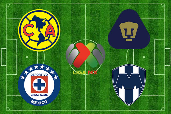 América-Pumas y Cruz Azul-Monterrey son las semifinales de la Liga MX