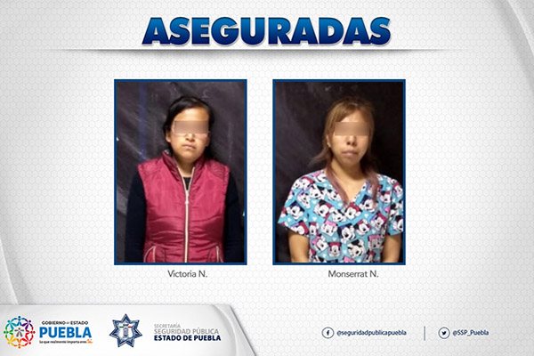 Aseguran a dos “damas” tras sustraer dinero de una caja fuerte