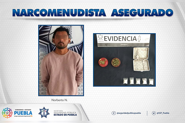 Tenía en su poder “solamente” cristal y marihuana