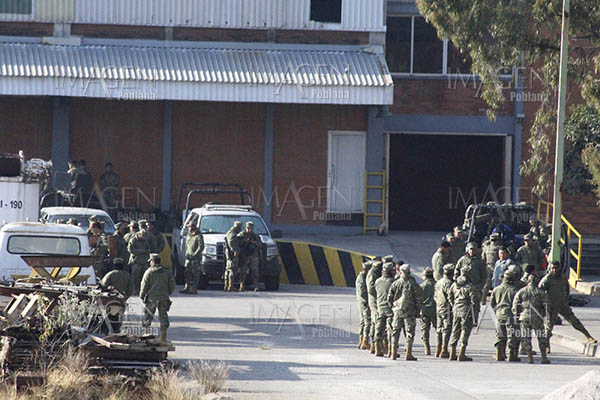 Resguarda la Marina instalaciones de Pemex en Texmelucan