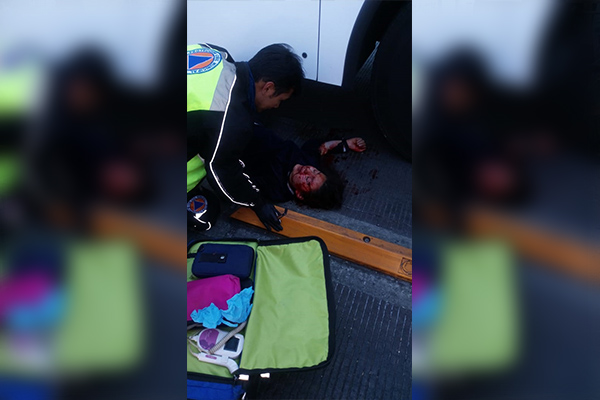 Adolescente es embestida por unidad de RUTA 3