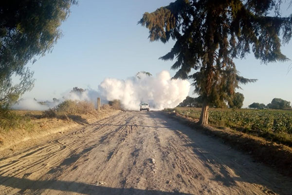 Por falta de agua, continúa la fuga de gas