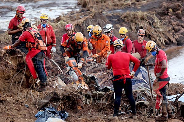 Suben a 84 los muertos por rotura de represa de minera Vale en Brasil