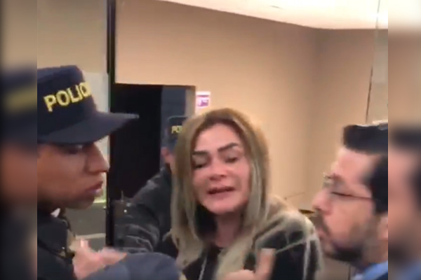 Diputada panista supuestamente ebria arremete contra policía (video)