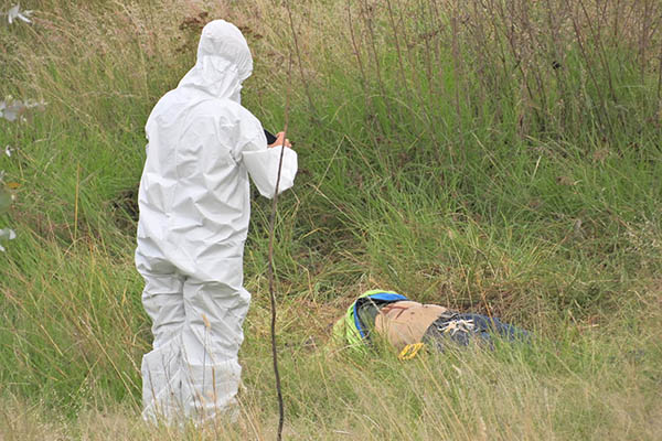 Abandonan cadáver baleado junto a la carretera