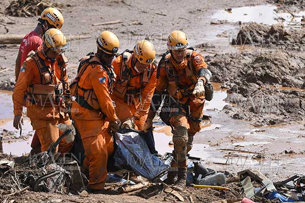 Asciende a 169 la cifra de muertos por colapso de represa en Brasil