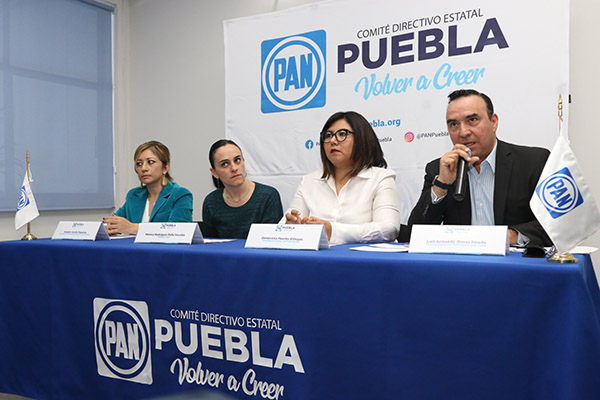 Advierte PAN elección de estado en Puebla